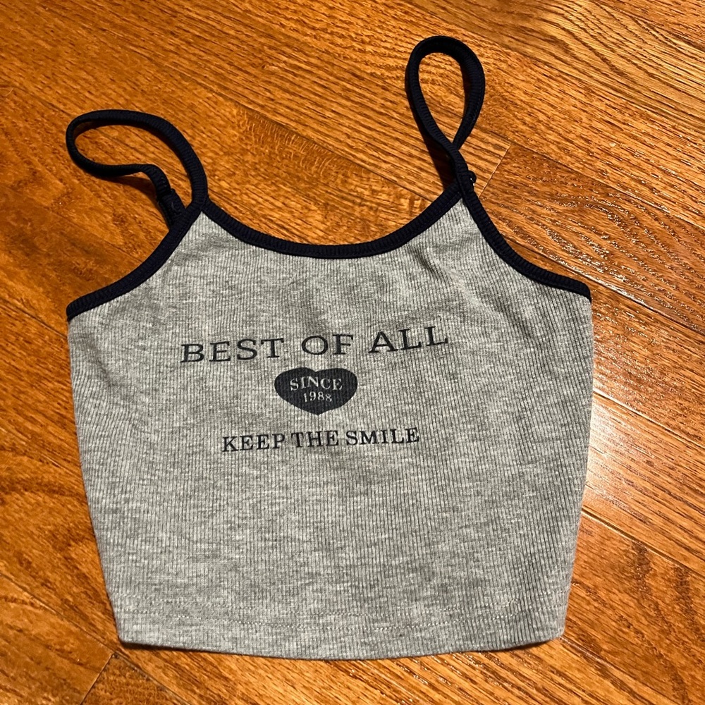 cropped tank top